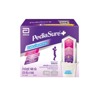 [ใหม่! รสจืด] Pediasure+ พีเดียชัวร์+ รสจืด (ไม่เติมน้ำตาลทราย) 1480 กรัม 1 กล่อง Pediasure+ 1480g Plain Flavor