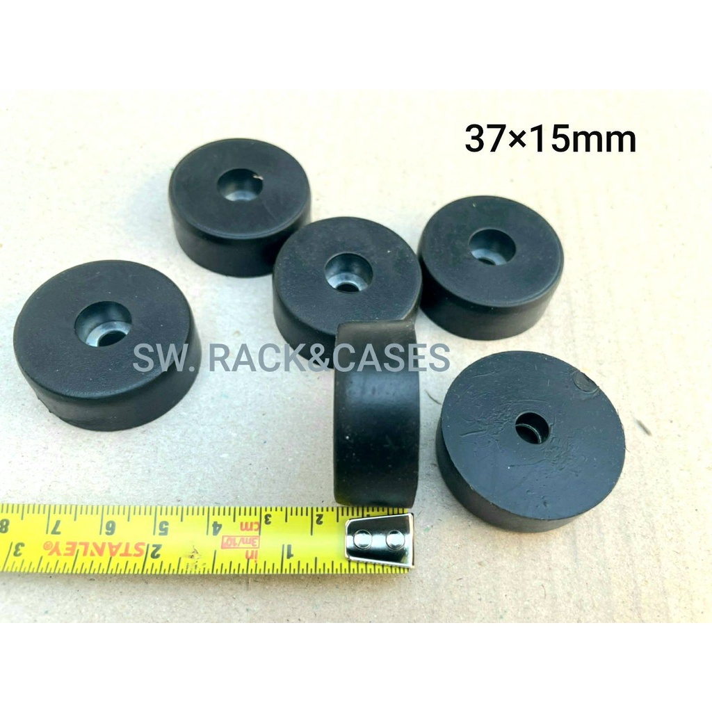 ยางฐานตู้ลำโพงขนาด 37x15mm (ราคาต่อแพ็คจำนวน 8 ตัว) ยางขาตู้ลำโพง สวยแข็งแรงทนทานได้มาตรฐาน อุปกรณ์ประกอบตู้ลำโพง