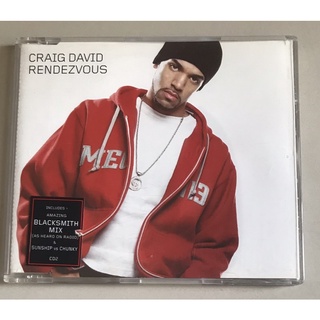 ซีดีซิงเกิ้ล ลิขสิทธิ์ มือ 2 สภาพดี...199 บาท “Craig David” ซิงเกิ้ล "Rendezvous" แผ่นหายาก Made in EU