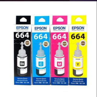 หมึกเติมEPSON INK T664  ของแท้