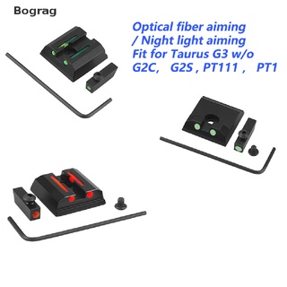 [Bogr] ไฟเบอร์ออปติกโลหะ สําหรับ Taurus G3 w/o, G2C, G2S, PT111, PT140