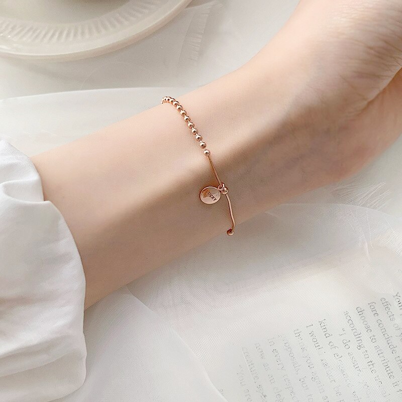 สร้อยข้อมือ สร้อย สร้อยเงิน 925 Mini Lucky เครื่องประดับแฟชั่น สร้อยข้อมือโชคดี สร้อยข้อมือแฟชั่น ❤สินค้าพร้อมส่ง❤