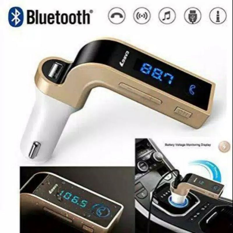 CARG7 / CAR G7 Modulator Car Charger, Bluetooth,เครื่องส่งสัญญาณ FM