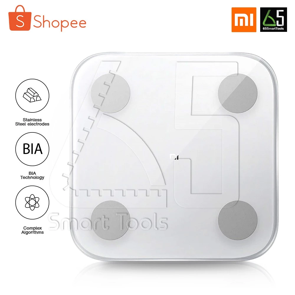 Nongtim Shop เครื่องใช้ในห้องน้ำ Xiaomi Mi Body Composition Scale 2   เครื่องชั่งน้ำหนักอัจฉริยะ เครื่องชั่งน้ำหนัก ตาชั่ง เครื่องชั่ง รุ่น Body Fat สุขภัณฑ์ อุปกรณ์ในห้องน้ำ ของใช้ในห้องน้ำ