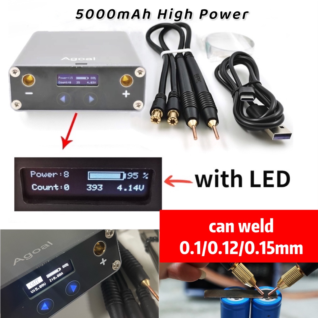 DH30 DIY Spot Welder มือถือแบบพกพา Mini Spot เครื่องเชื่อมพร้อม Quick Release ปากกา Nickel Plate 186