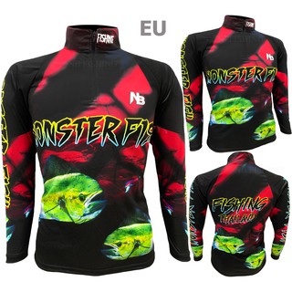 เสื้อตกปลา,ปั่นจักรยาน EU RED Moster Fishing Thailand ป้องกัน UV