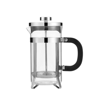 KJH019 เครื่องชงกาแฟ/ อะไหล่ ชา french press แก้วโบโรซิริเคด สเตนเลส