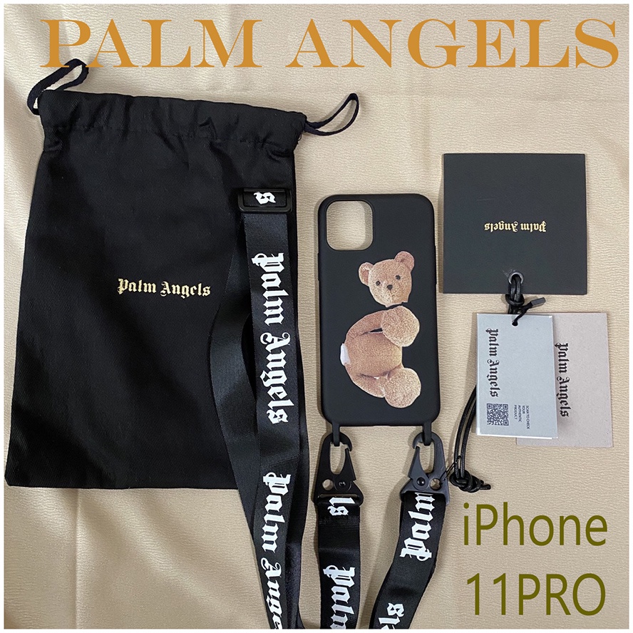 เคส iPhone 11Pro Palm angels แท้ สินค้าใหม่ teddy bear มีสายสะพายคล้องคอถอดได้ kill the bear caseไอโฟน