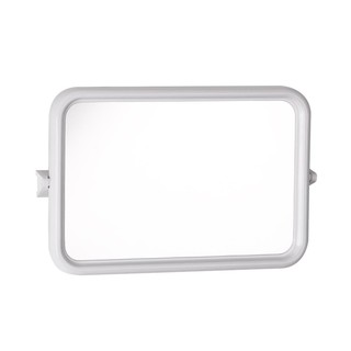 Plastic mirror MIRROR ZIMMPLE BM02 Bathroom mirror toilet กระจกพลาสติก กระจกบานเดี่ยว เหลี่ยม ZIMMPLE BM02 กระจกห้องน้ำ