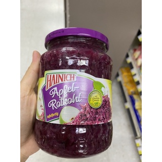 กะหล่ำปลีแดง ในน้ำแอปเปิ้ล ตรา ไฮนิช 680 G. Apfel - Rotkraut ( Hainich Brand )