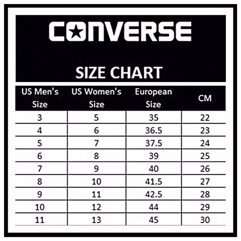 7 5 uk. Converse Chuck 70 Размерная сетка. Converse 3,5 uk Size. Таблица размеров us5,5 Converse. Us Size обувь Converse.