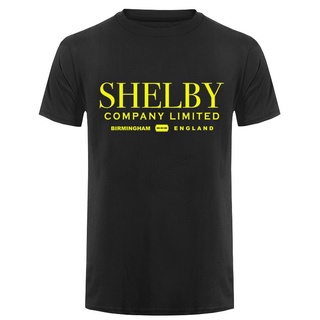 [S-5XL] เสื้อยืดคอกลม ผ้าฝ้าย 100% พิมพ์ลาย Shelby Company Limited Inspired by Peaky Blinders สีดํา สําหรับผู้ชาย