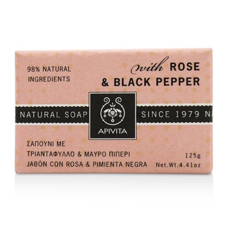 APIVITA - Natural Soap With Rose &amp; Black Pepper