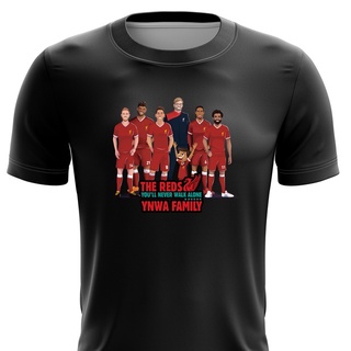 เสื้อยืด ลาย Liverpool FC แบบแห้งเร็ว XS - 7XL (Team 01)