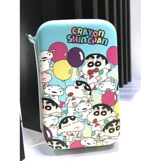 SHIN CHAN กล่องใส่ PWB  HDD , หูฟัง , เอนกประสงค์, Size XL ลาย ฟ้า งานดี evaกันกระแทก ขนาด16x10x3.5cm งานสวย  MANOPNEST