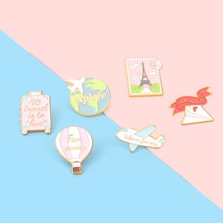 Pins เข็มกลัดเคลือบกระเป๋าการ์ตูนเครื่องประดับสําหรับผู้ชายผู้หญิง