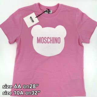 NEW​ Moschino​ T-shirt​ อก​ 28"/ 32"