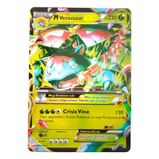 Venusaur Mega EX 111/160 ฟุชิงิบานะ Pokemon Card Vivid Series ภาษาอังกฤษ