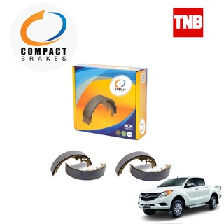 COMPACT ผ้าเบรคหลัง ก้ามเบรคหลัง Mazda BT50 PRO มาสด้า บีที 50 โปร  4x2 ตัวสูง 4x4 ปี 2012-2019