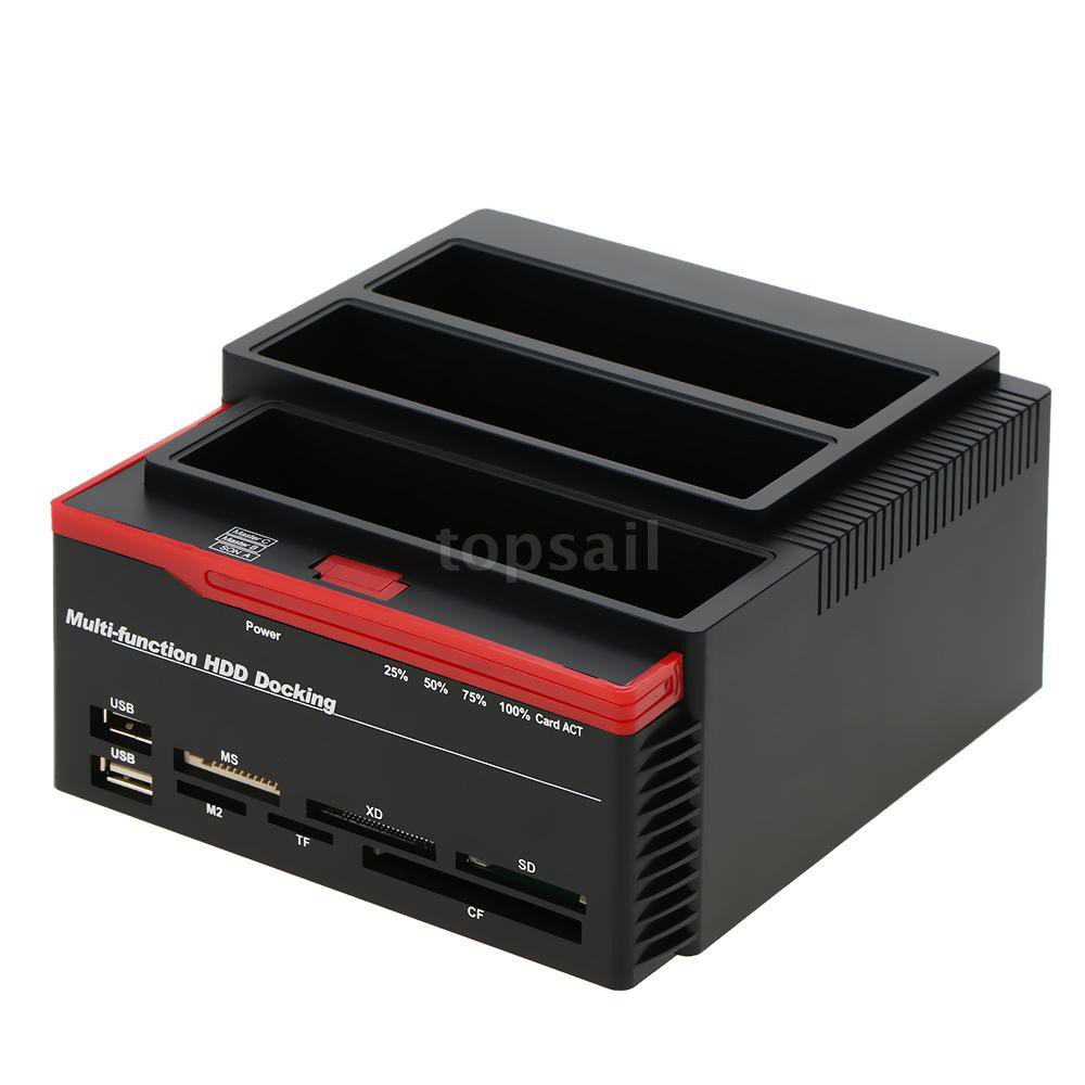 USB 3.0 Quadruple SATA HDD Clone Dock