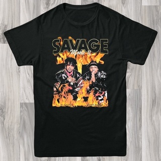 เสื้อผ้าผชเสื้อยืด ลายวงดนตรี Savage 21 สไตล์ฮิปฮอป เรโทร วินเทจ ไซซ์ S-XL (2) BYTE FPVGS-5XL