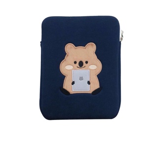 B.landd✨ กระเป๋าไอแพด iPadbag โน้ตบุ๊ค ขนาด 11"/13”/15” น้องหมีสีชมพู น้ำเงิน มาใหม่