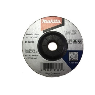 (ใส่โค้ดTOOL404 ลดเพิ่ม 15%)MAKITA แผ่นเจียรเหล็ก  4" x 6มม.(B-07266) (หนา)