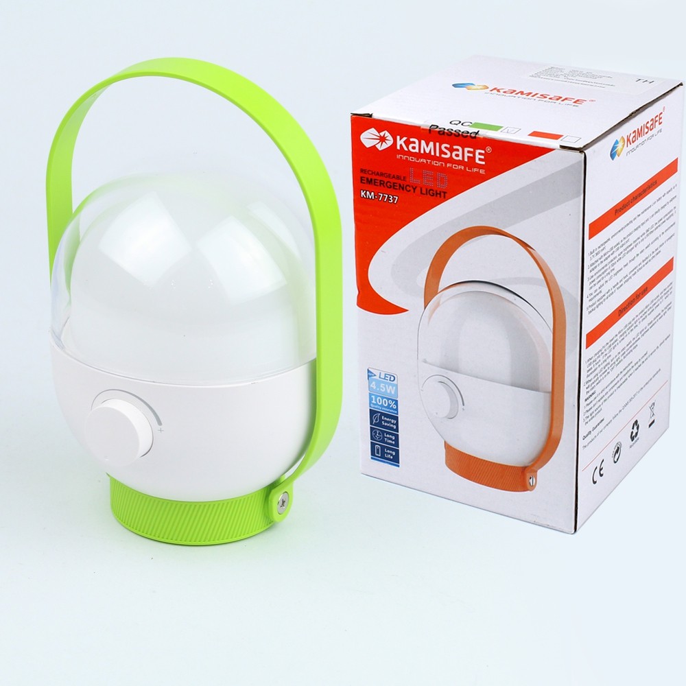 โคมไฟ LED ฉุกเฉิน KAMISAFE KM-7737 (คละสี) รุ่น KM-7737-04a-pSong ราคา ถูกที่สุด ดีลบีเคเค