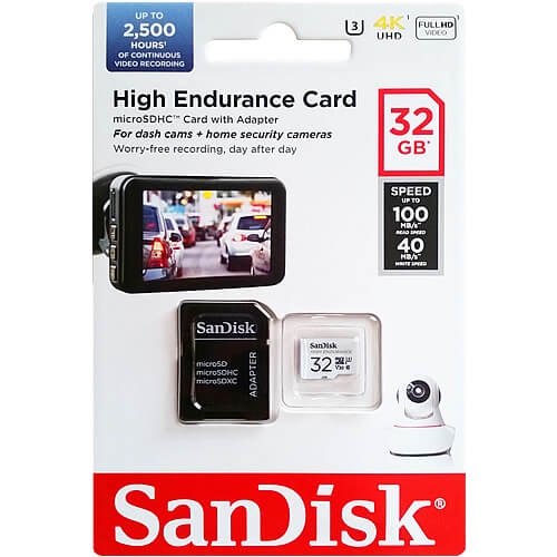 SanDisk 32GB High Endurance Micro SDHC R100/W40