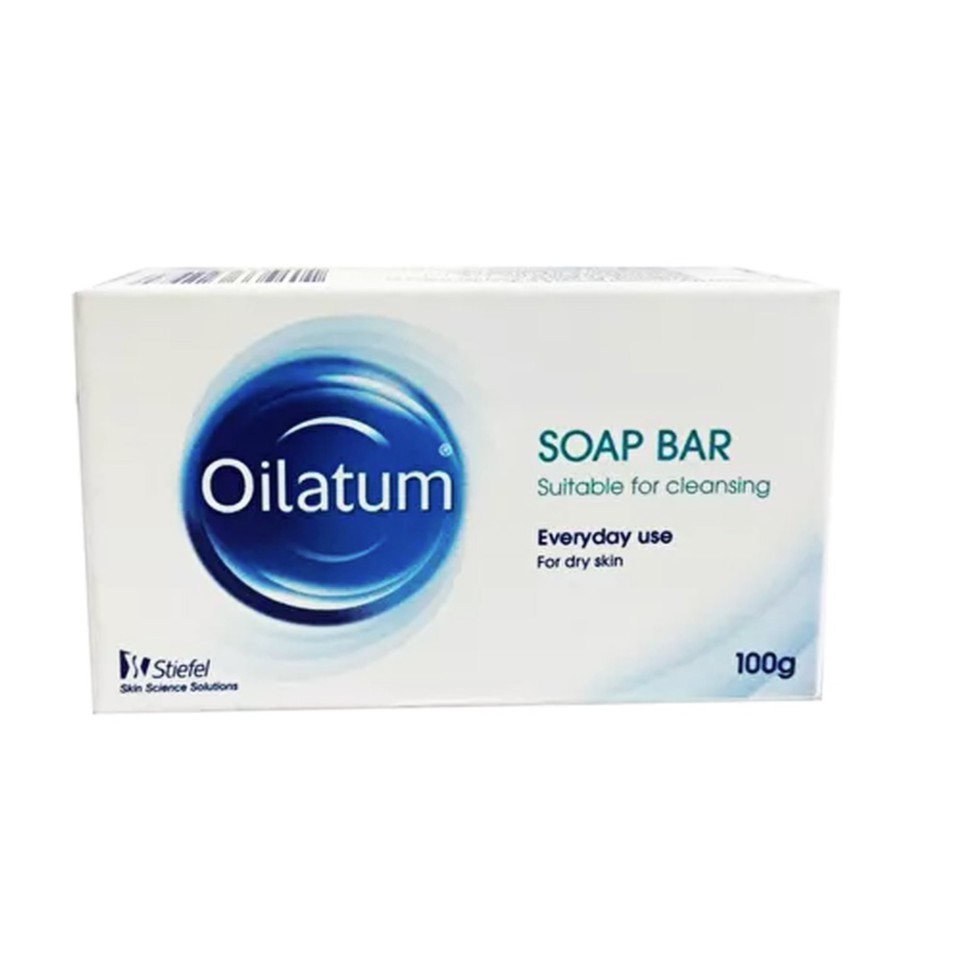 Oilatum Bar 100กรัม สบู่อาบน้ำ สำหรับผิวแห้ง ผิวเด็กทารก ผิวแพ้คัน