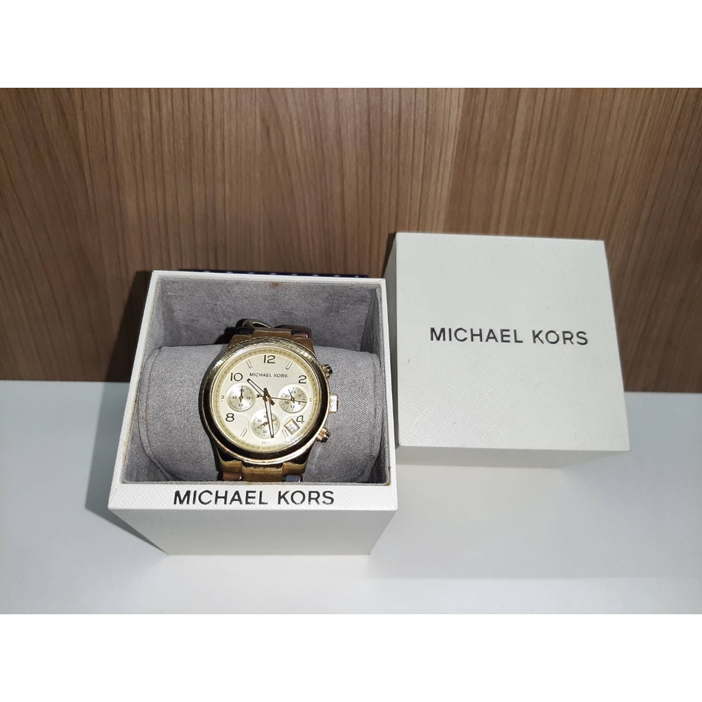 นาฬิกา Michael Kors MK-4222 ของแท้ 100% มือสอง สภาพสวย อุปกรณ์ครบ เก่าเก็บ