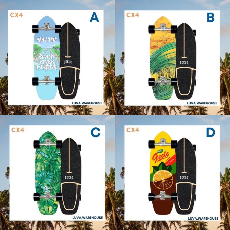 🔥 ถูกที่สุด 🔥Pre order 🛹 Geele SurfSkate CX4 เซิร์ฟสเก็ต