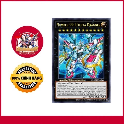 [การ์ด Yugioh ดั้งเดิม] หมายเลข 99: Utopia Dragonar