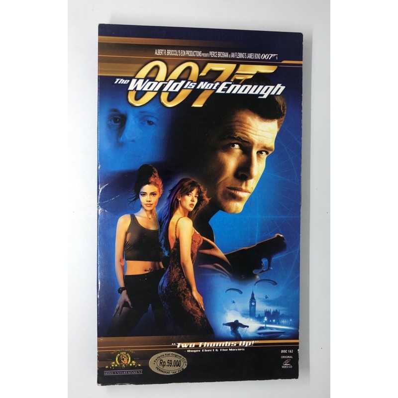 VCD James Bond 007 โลกไม่เพียงพอ ฟิล์มข้อความอินโดนีเซียดั้งเดิม