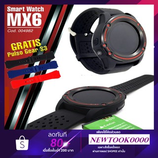 นาฬิกาโทรศัพท์ MX6 Sport SmartWatch มาใหม่ หน้าจอ 1.54 Inch ใส่ซิม จับบลูทูธได้