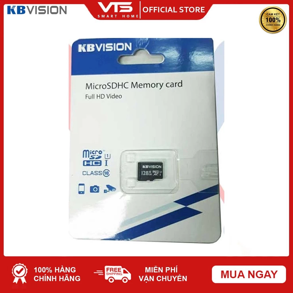 MicroSD Card KBVISION 128GB Class 10 สำหรับกล้อง thumbnail 5