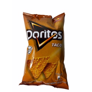 DORITOS TACO,โดริโทส รสพิเศษ ทาโก้ สินค้านำเข้าจากมาเลเซีย 198.4g JUMBO PACK สีน้ำตาล 1 แพค/บรรจุปริมาณ 198.4g ราคาพิเศษ