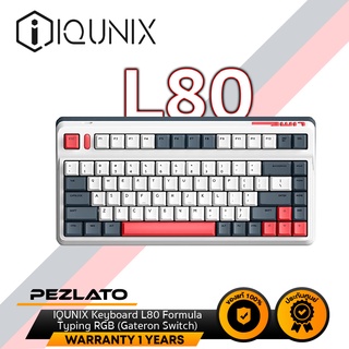 IQUNIX Keyboard L80 Formula Typing RGB (Gateron Switch)