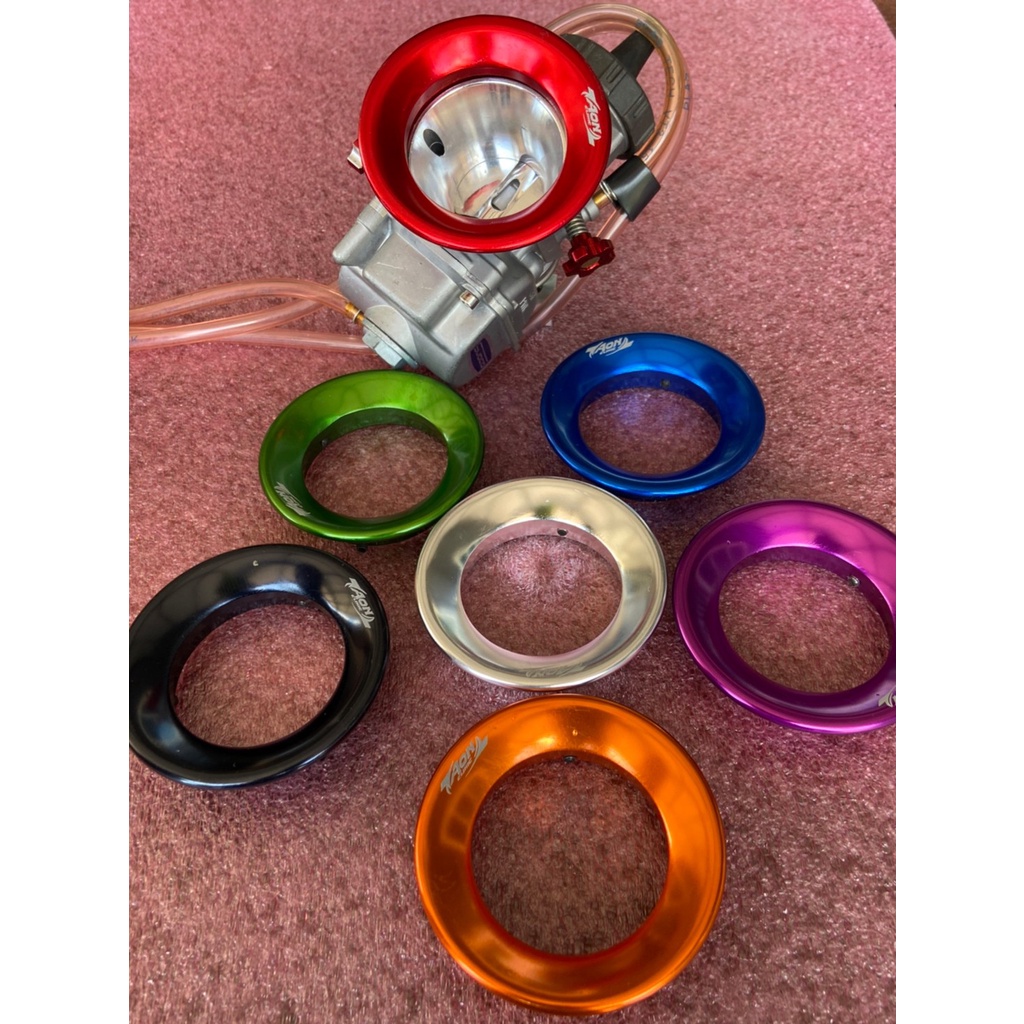 ปากแตร​สั้น​ทรง​สนาม​ เคเหลี่ยม​ 32, 34mm. งานCNC สีสันสดใส สินค้ามีพร้อมส่งด่วน