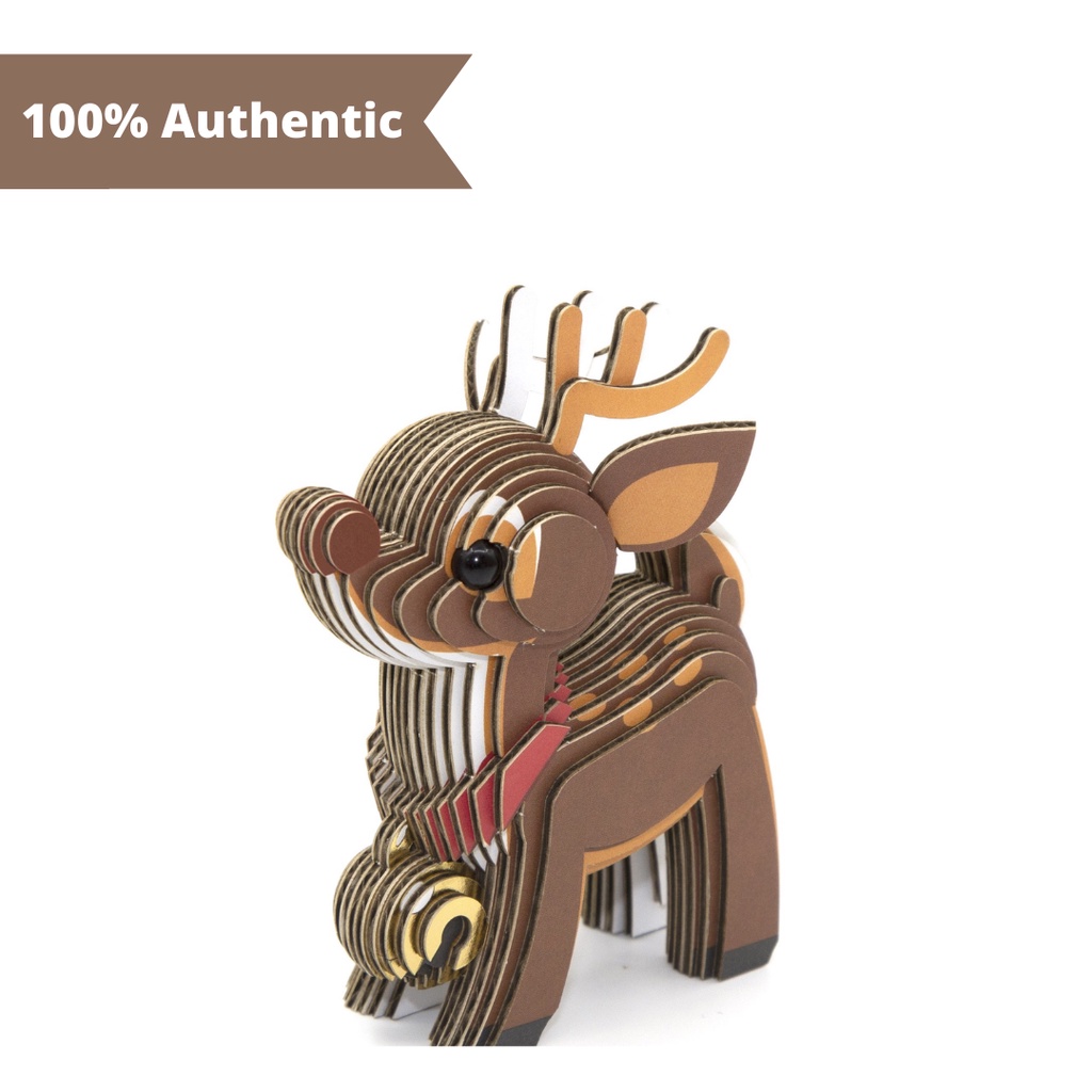 Eugy Dodoland Christmas Reindeer 三维 ปริศนา