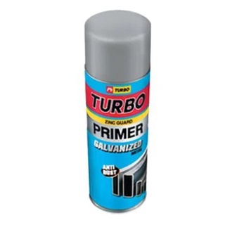 สีสเปรย์ รองพื้นกันสนิมกัลวาไนซ์ TURBO ขนาด 400 ซีซี. สีเทา