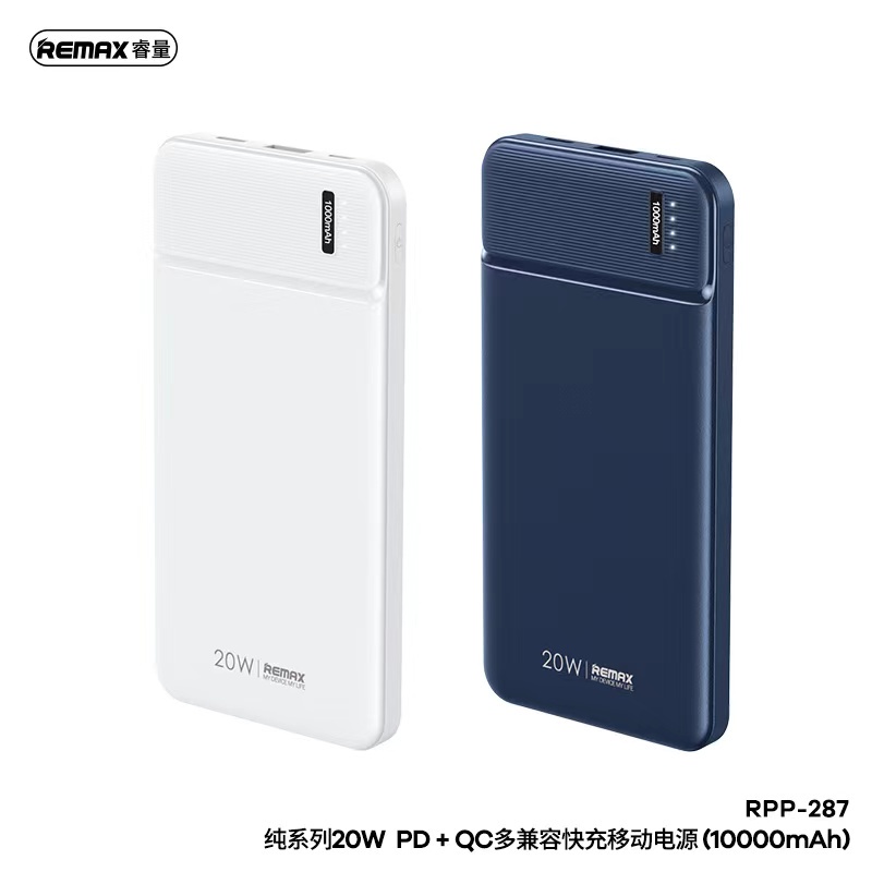 Remax RPP-287 10000mAh แบตสำรอง พาวเวอร์แบงค์ PD20WQC18W ใช้ได้กับหลาย ...