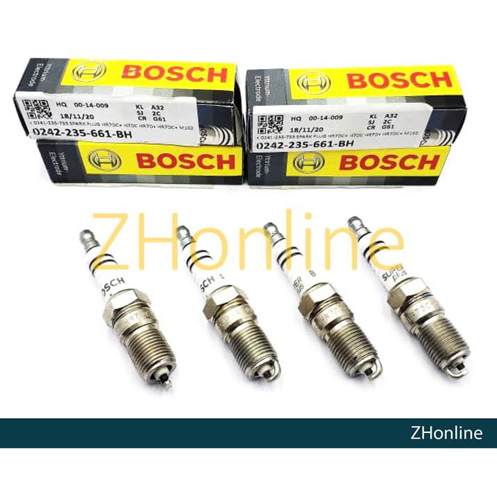 MERCEDES-BENZ W123, W124 230, W124 260 - BOSCH SPARK PLUG (4 ชิ้น / 6 ชิ้น) HR7DC