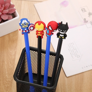 1 ชิ้น หัวซิลิโคน ปากกาลูกลื่น เครื่องเขียน นักเรียน ปากกาน้ํา การ์ตูนน่ารัก ฮีโร่ พันธมิตร ปากกาเจล อเวนเจอร์ พันธมิตร ปากกาลูกลื่น ปากกาลูกลื่น รางวัลเด็ก อุปกรณ์การเรียน