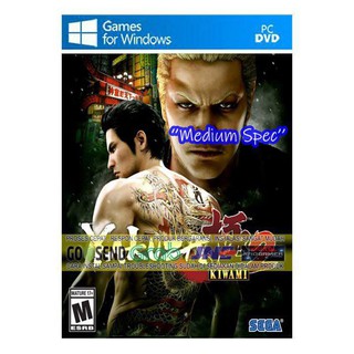 Yakuza KIWAMI 2 รองเท้ากีฬาแฟชั่น | Cd DVD GAME PC เกมแล็ปท็อปสําหรับพีซี