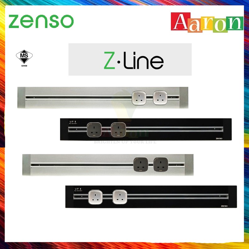 รับประกัน 2 ปีZenso Z-Line 600mm Power Track Universal Usb Socket Adapter zline Only Rm299 aaron sho