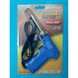 หัวแร้งบักกรีไฟฟ้าสองระดับ SOLDERING IRON GUN SPORTTY MODER SPT-130 W (HO118) ใช้ได้ตั้งแต่ 30W ถึง 130W