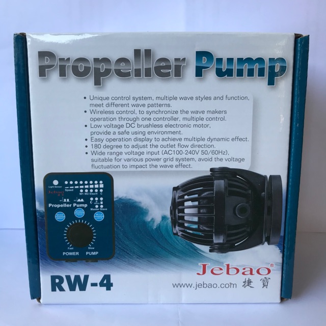 Jebao RW-4 Propeller Pump ปั้มทำคลื่นพร้อมคอนโทรล