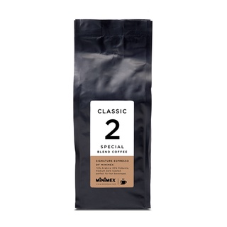 Minimex เมล็ดกาแฟ Classic no.2 อาราบิก้า 70% - โรบัสต้า 30% คั่วกลาง-เข้ม ขนาด 250 กรัม