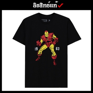 ✅ ลิขสิทธิ์แท้ ✅ เสื้อยืด เสื้อสีดำ เสื้อไอรอนแมน เสื้อironman เสื้อยืดลายการ์ตูน เสื้อฮีโร่ มาเวล Marvel รุ่น 633